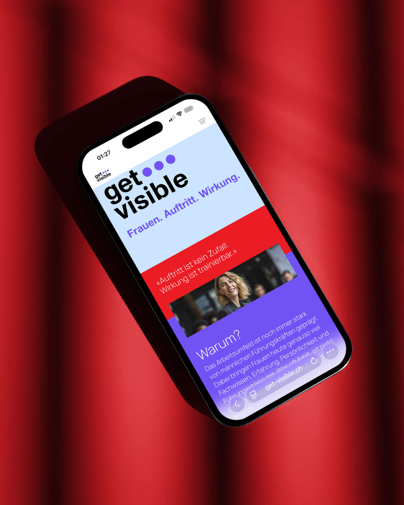 get visible